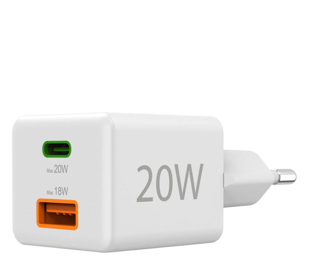 HAMA Ładowarka sieciowa Mini 20W 1xUSB-C, 1xUSB-A 4047443516503 - 1246877 - zdjęcie 4